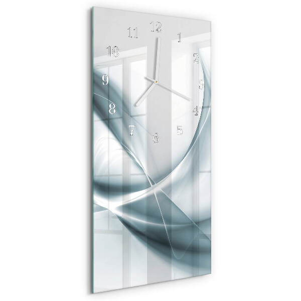 Horloge rectangulaire verticale Abstraction