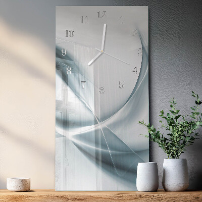 Horloge rectangulaire verticale Abstraction