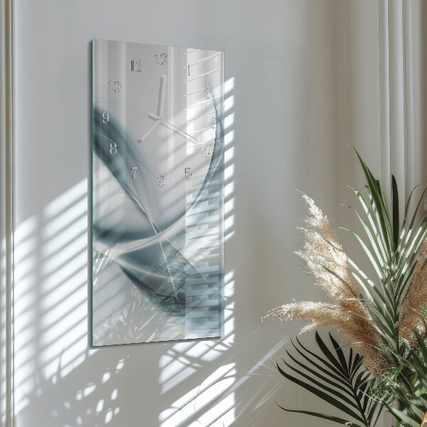 Horloge rectangulaire verticale Abstraction