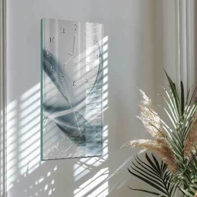 Horloge rectangulaire verticale Abstraction