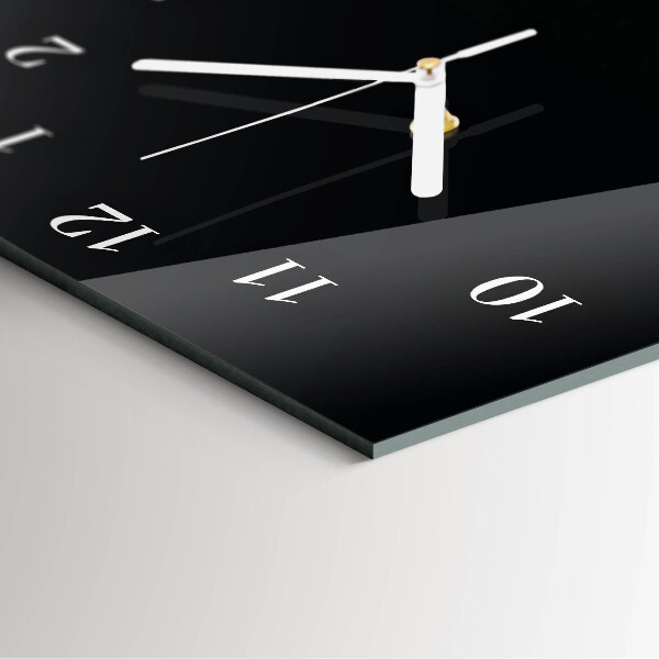 Horloge rectangulaire verticale Cygne