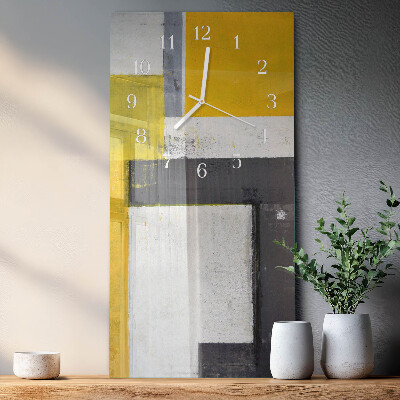 Horloge rectangulaire verticale Morceau