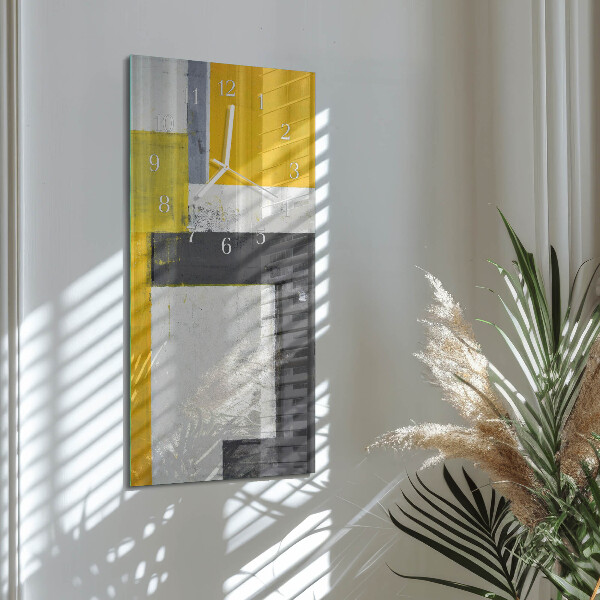 Horloge rectangulaire verticale Morceau