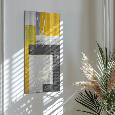 Horloge rectangulaire verticale Morceau