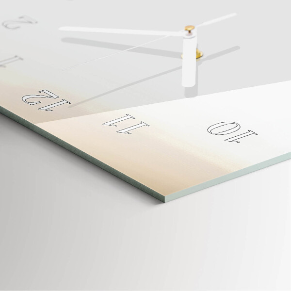 Horloge rectangulaire verticale Lignes abstraites