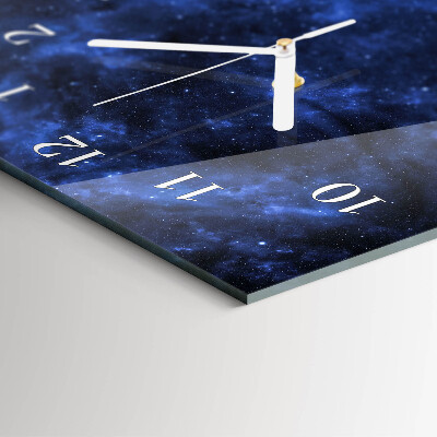 Horloge rectangulaire verticale Weltall