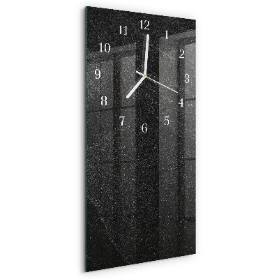 Horloge rectangulaire verticale Marbre