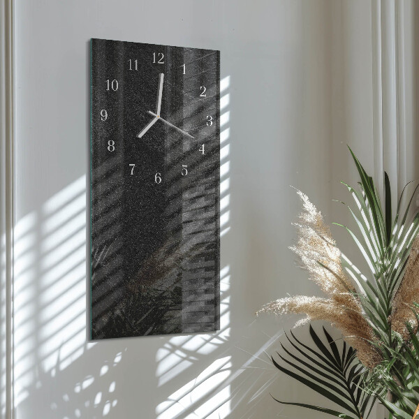 Horloge rectangulaire verticale Marbre