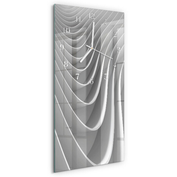 Horloge rectangulaire verticale Abstraction