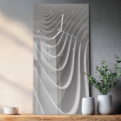 Horloge rectangulaire verticale Abstraction