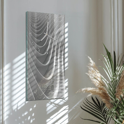 Horloge rectangulaire verticale Abstraction