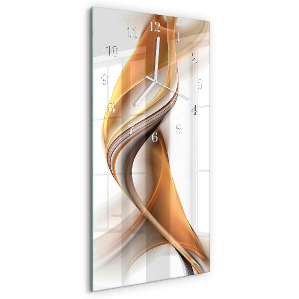 Horloge rectangulaire verticale Abstraction