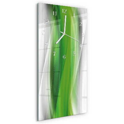 Horloge rectangulaire verticale Abstraction