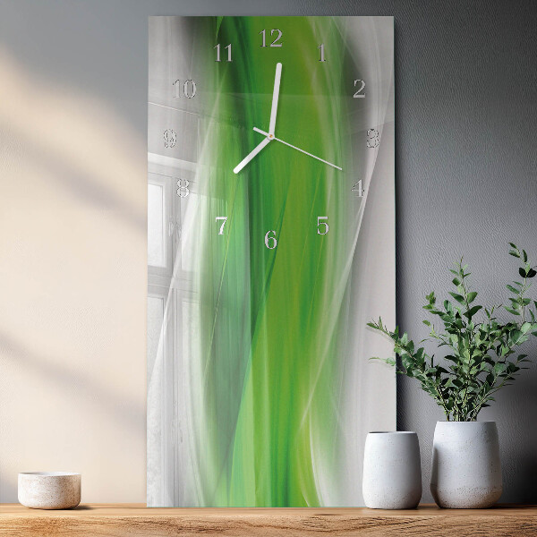 Horloge rectangulaire verticale Abstraction