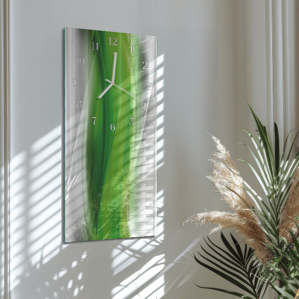 Horloge rectangulaire verticale Abstraction