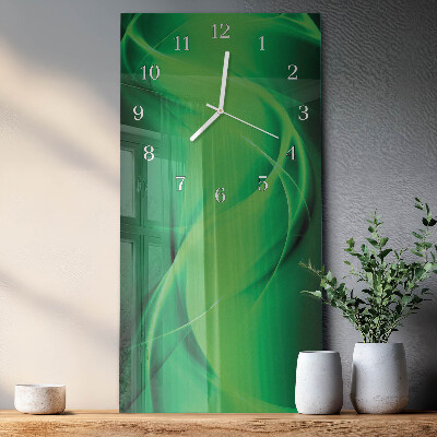 Horloge rectangulaire verticale Abstraction