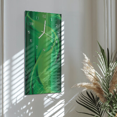 Horloge rectangulaire verticale Abstraction