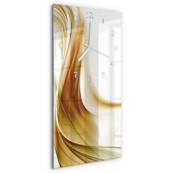 Horloge rectangulaire verticale Abstraction