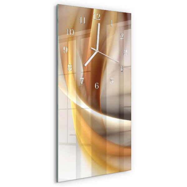 Horloge rectangulaire verticale Abstraction