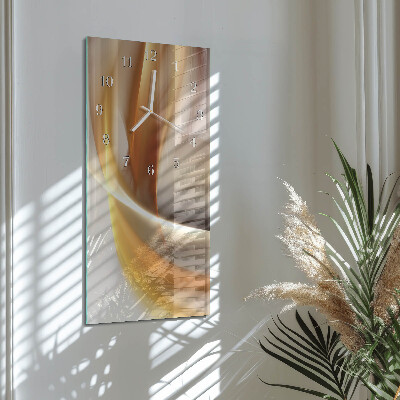 Horloge rectangulaire verticale Abstraction