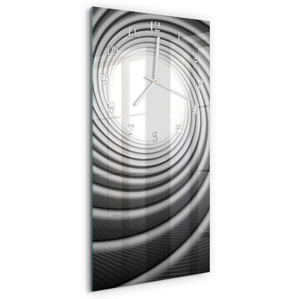 Horloge rectangulaire verticale Vortex