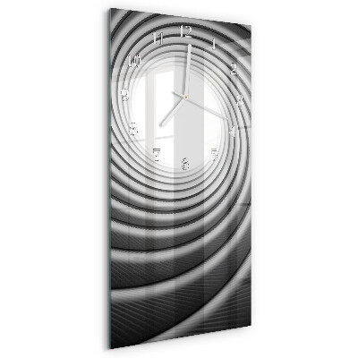 Horloge rectangulaire verticale Vortex