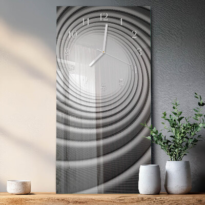 Horloge rectangulaire verticale Vortex