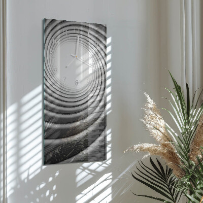 Horloge rectangulaire verticale Vortex