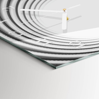 Horloge rectangulaire verticale Vortex
