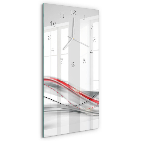 Horloge rectangulaire verticale Courbe