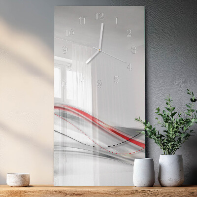 Horloge rectangulaire verticale Courbe