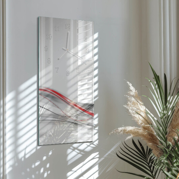 Horloge rectangulaire verticale Courbe