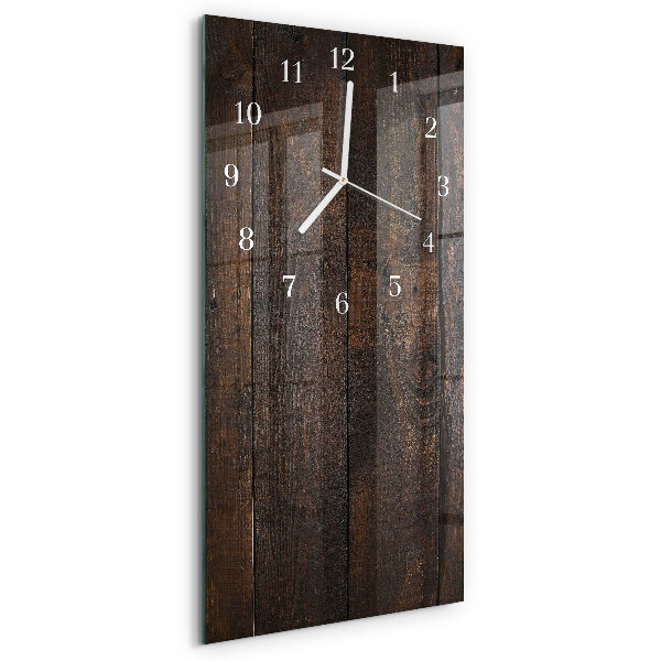 Horloge rectangulaire verticale Bois