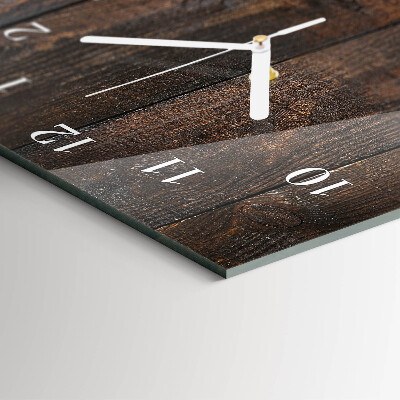 Horloge rectangulaire verticale Bois