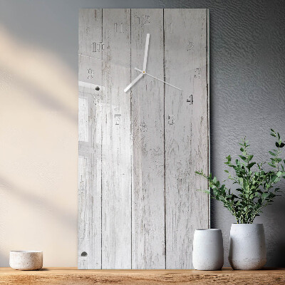 Horloge rectangulaire verticale Bois