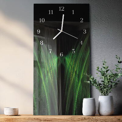 Horloge rectangulaire verticale Loin