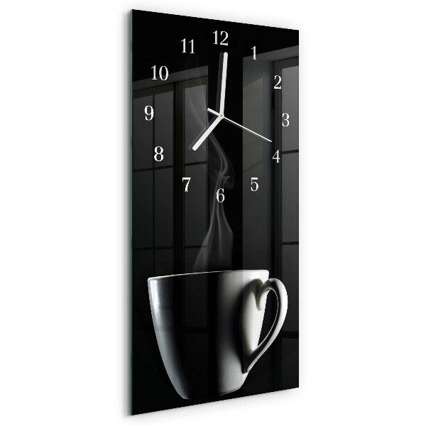 Horloge rectangulaire verticale Tasse