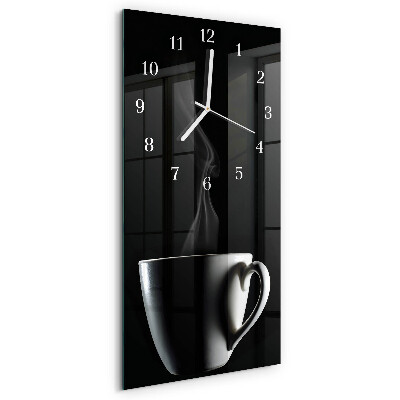 Horloge rectangulaire verticale Tasse