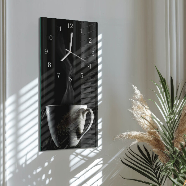 Horloge rectangulaire verticale Tasse