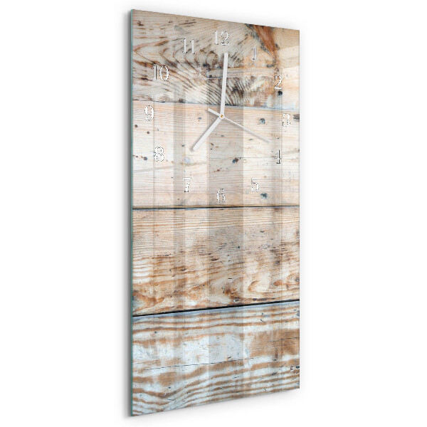 Horloge rectangulaire verticale Bois