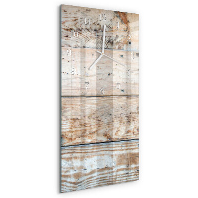 Horloge rectangulaire verticale Bois