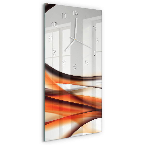 Horloge rectangulaire verticale Abstraction