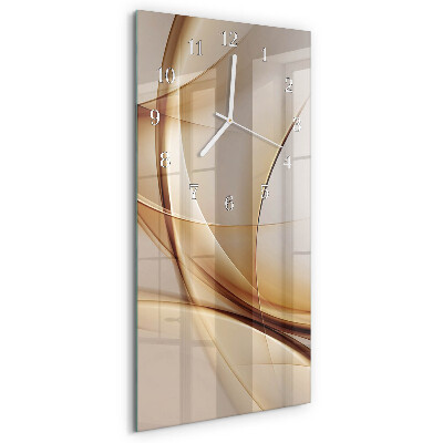 Horloge rectangulaire verticale Abstraction