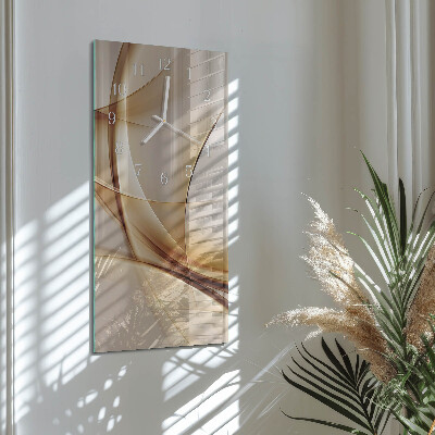 Horloge rectangulaire verticale Abstraction