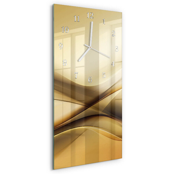Horloge rectangulaire verticale Abstraction