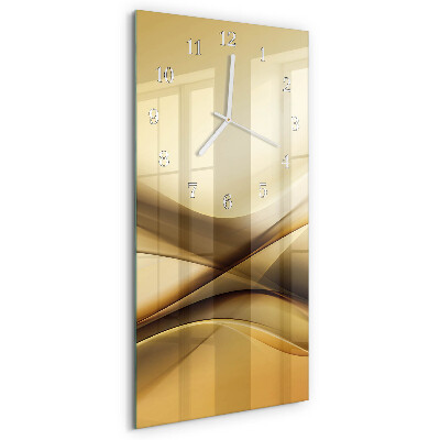 Horloge rectangulaire verticale Abstraction