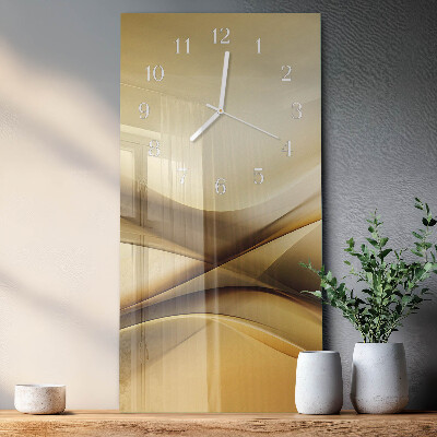 Horloge rectangulaire verticale Abstraction