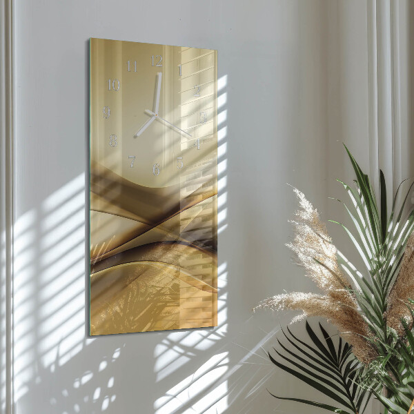 Horloge rectangulaire verticale Abstraction