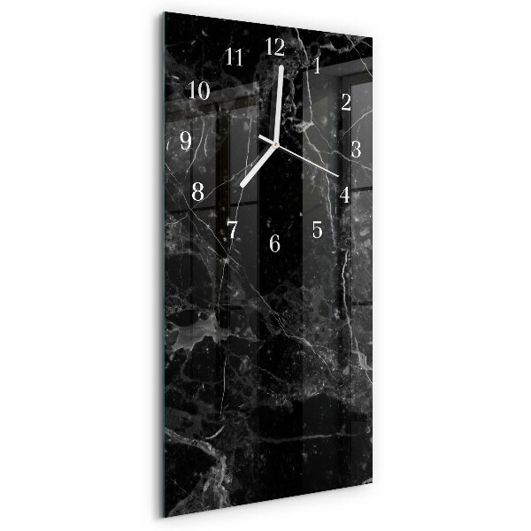 Horloge rectangulaire verticale Graphite