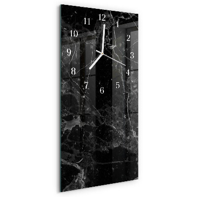Horloge rectangulaire verticale Graphite